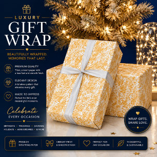 Gold abstraktes Geschenkpapier