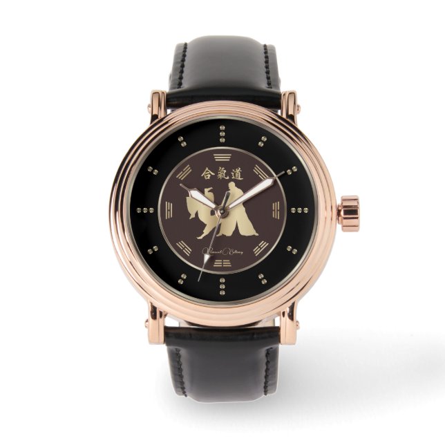 Gold Aikido Luxury Watch Armbanduhr (Vorderseite)