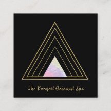 *~* Gold Alchemy Triangle Sacred Geometry Minimal