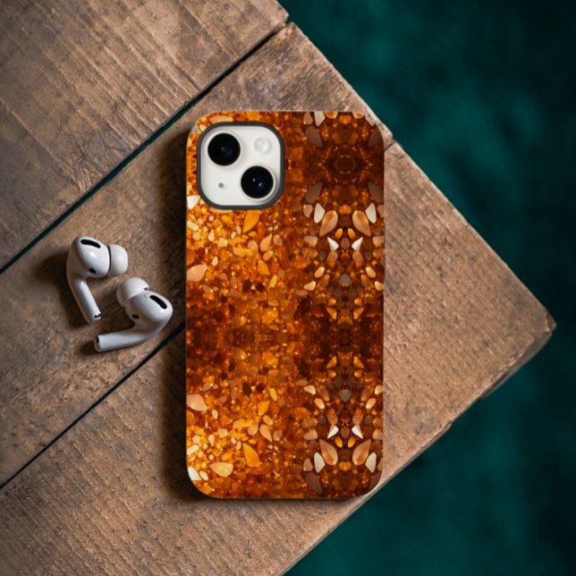 Gold Ambers Case-Mate iPhone 14 Hülle (A perfect gift for those who like sparkle.)