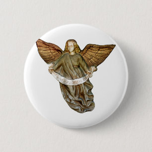 Gold Angel Button