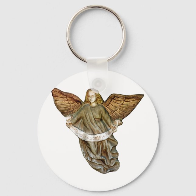 Gold Angel Schlüsselanhänger (Vorderseite)