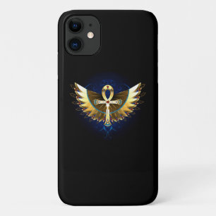 Gold Ankh mit Wings Case-Mate iPhone Hülle