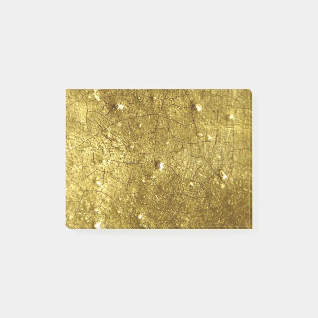 Gold Background Fotografie Post-it Klebezettel (Vorderseite)
