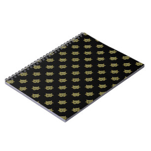 GOLD BAHT SIGN ฿ thailändischer ฿ Notizblock
