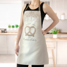 Gold Bakery Catering Koch Glitzer Tropfen Skript
