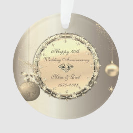 Gold Balls Diamonds 50e anniversaire de Mariage