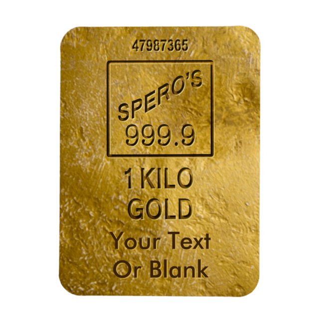 Gold Bar Magnet (Vertikal)