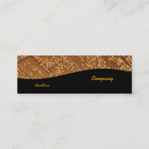 Gold Bars Business Card Mini Visitenkarte
