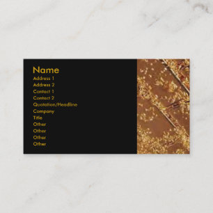 Gold Bars Business Card Visitenkarte