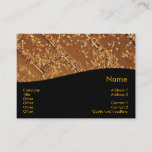 Gold Bars Business Card Visitenkarte