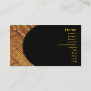 Gold Bars Business Card Visitenkarte