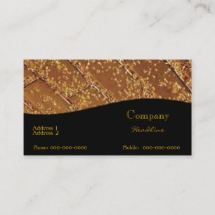 Gold Bars Business Card Visitenkarte