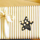 Gold Baubles Christmas Ornaments on Black Stern-Aufkleber<br><div class="desc">Elegante goldweiße und weiße Weihnachtsbaumschmuck auf schwarzem Hintergrund, diese STAR Aufkleber sind ideal für Geschenkverpackungen, ein Party für das Abendessen im Urlaub, Weihnachtsfeiern im Unternehmen, Party, Ferienhaus, Hochzeitsfeier, Weihnachtsgeschenke, Feiertagsvorzüge und vieles mehr. Klicken Sie zum Anpassen auf die Schaltfläche "Personalisieren", dann auf den Link Weitere Anpassung, um diese Vorlage zu...</div>