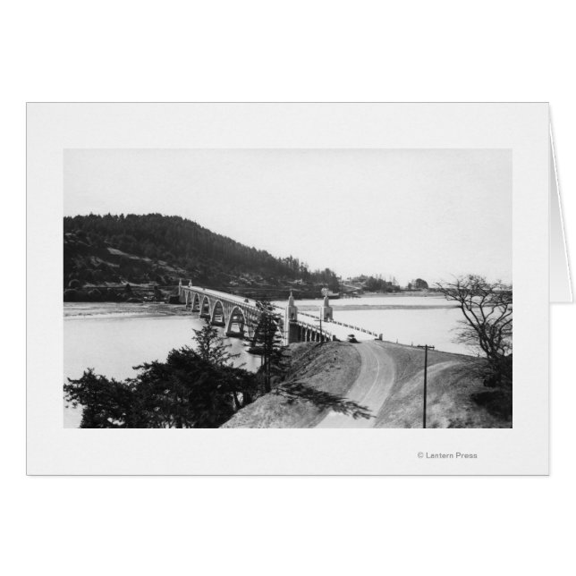 Gold Beach, Oregon Bridge über Rogue River (Vorderseite (Horizontal))