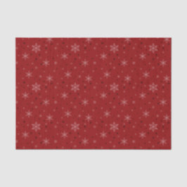 Gold Bells Rote Schneeflocken Seidenpapier
