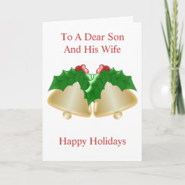 Gold Bells Son und Daughter-in-Law Weihnachten