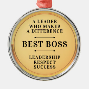 Gold Best Boss Gewinner Professional Business Ausz Ornament Aus Metall