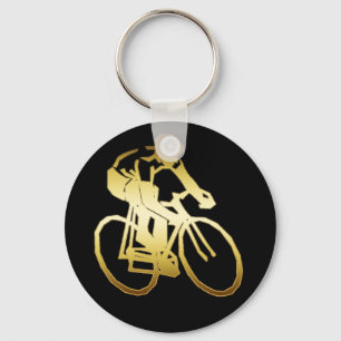 GOLD BIKE RIDER SCHLÜSSELANHÄNGER