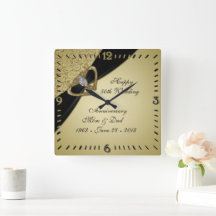 Gold Black 50. Hochzeitstag