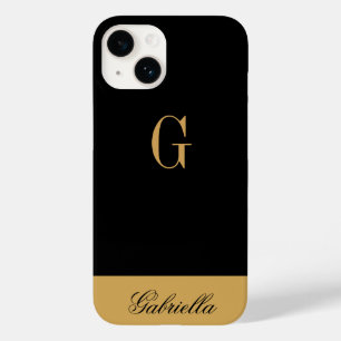 Gold Black Case-Mate iPhone 14 Hülle