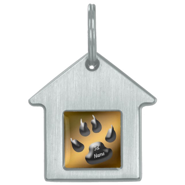 Gold Black Cat Tiermarke (Vorderseite)