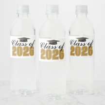 Gold Black Class of 2026 Graduation Party