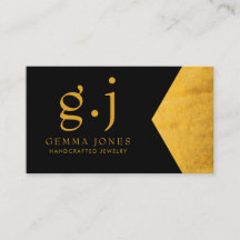 Gold Black Jewelier Designer Imitate Gold Foil Edg