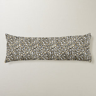 Gold Black Leopard Print Seitenschläferkissen