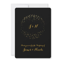 Gold & Black Modern Chic Glam Elegante