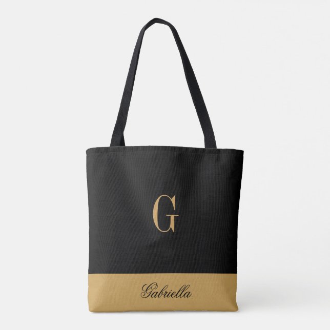 Gold Black Tasche (Rückseite)