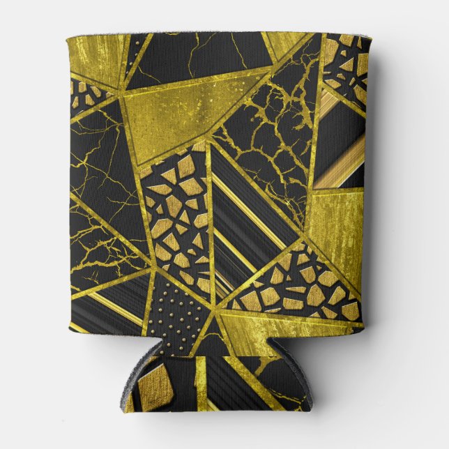 Gold Black Triangle Texusion Dosenkühler (Vorderseite)