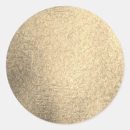 Gold Blank Imitate Foil Runder Aufkleber