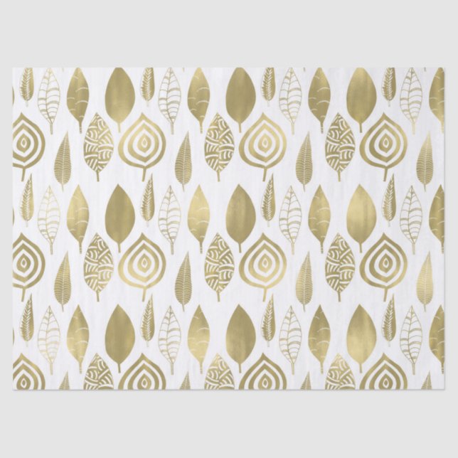 Gold-Blätter Seidenpapier (Vorderseite)