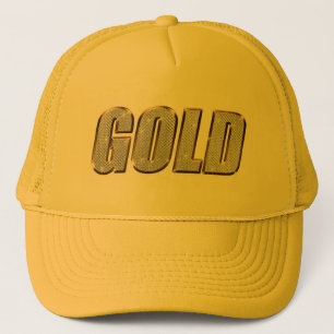 Gold Bling   Hat Truckerkappe