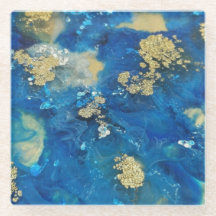 Gold Blue Luxus Moderne