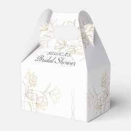 Gold Blume Brautparty Fevor Box Geschenkschachtel