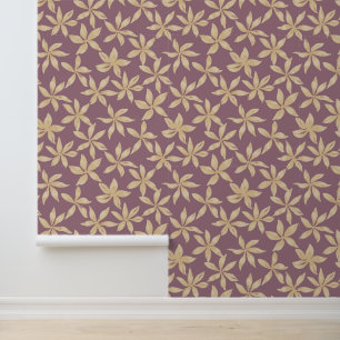 Gold-Blume im Hintergrund Tapete