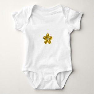 GOLD-BLUME MIT DIAMOND BABY STRAMPLER