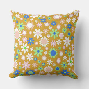 Gold Blume Power Kissen