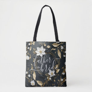 Gold Blumenreath Wedding Vater der Braut Tasche
