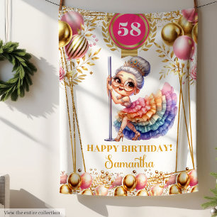 Gold Blush Individuelle Name Funny Oma Blanket Fleecedecke