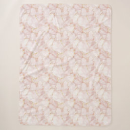 Gold Blush Pink Rose Petals Floral   Sherpadecke