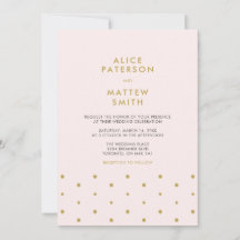 Gold & Blush Pink | Schicke moderne Hochzeitseinla