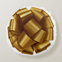 Gold-Bogen-Kissen Rundes Kissen