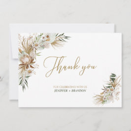 Gold Boho/Bohemische Gastgeschenk Hochzeit Danke K