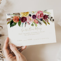 Gold Boho Floral Devine Combien De Carte De Jeu