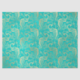 Gold-Boho-Friedenstruppen auf dem Wasserfall Seidenpapier