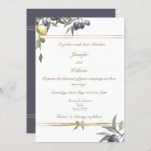 Gold Bow Olive & Lemons