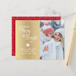 Gold Budget Foto Days Be Bright Script Card